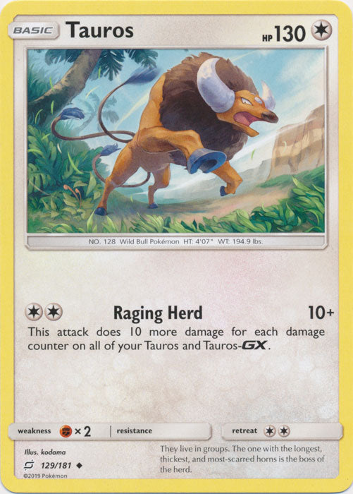 Tauros : TEAM UP - 129/181