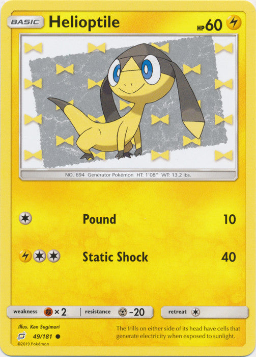 Helioptile : TEAM UP - 49/181