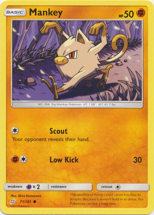 Mankey : TEAM UP - 71/181