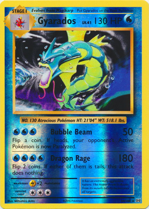 Gyarados : EVOLUTIONS (Reverse holo) - 34/108