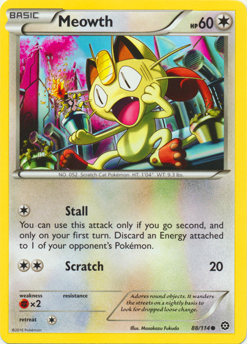 Meowth : STEAM SIEGE - 88/114