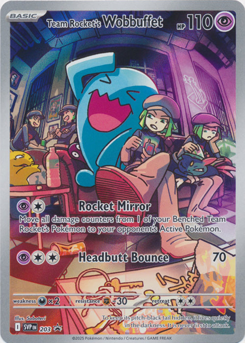 Team Rocket's Wobbuffet : PROMO - SVP203