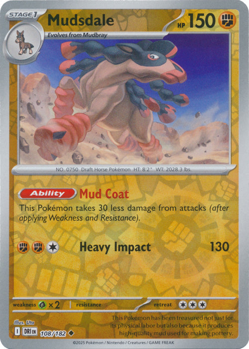 Mudsdale : DESTINED RIVALS (Reverse holo) - 108/182
