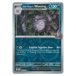 Team Rocket's Weezing : DESTINED RIVALS (Reverse holo) - 126/182