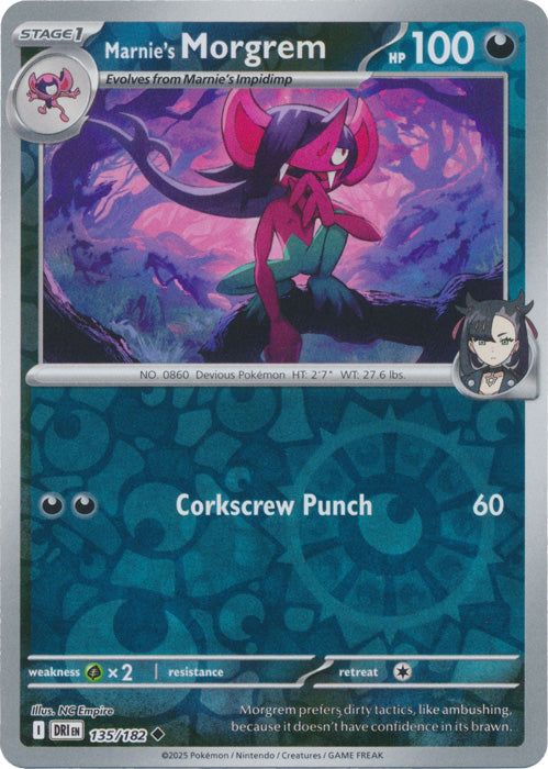 Marnie's Morgrem : DESTINED RIVALS (Reverse holo) - 135/182