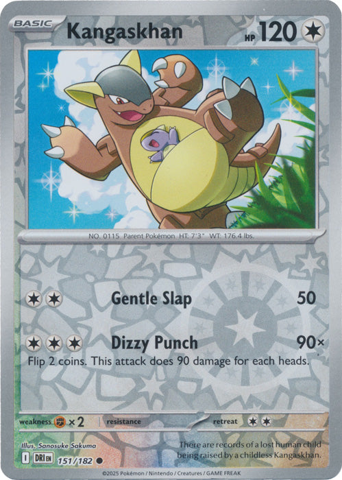Kangaskhan : DESTINED RIVALS (Reverse holo) - 151/182