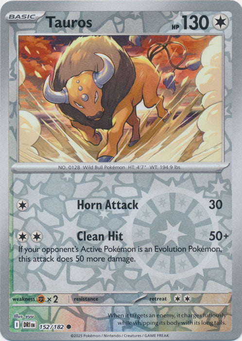 Tauros : DESTINED RIVALS (Reverse holo) - 152/182