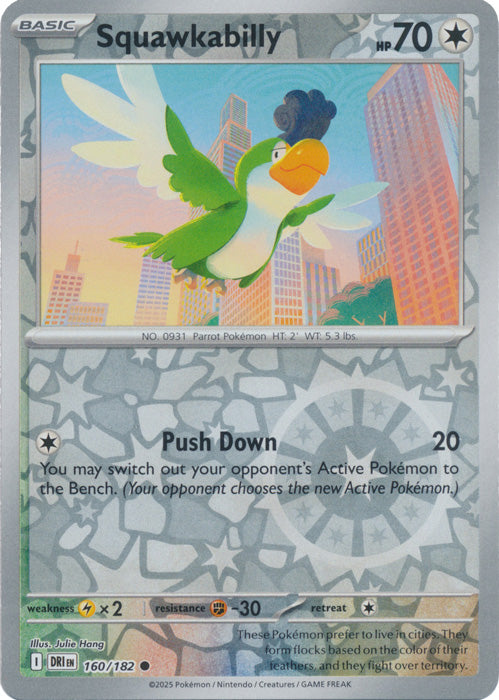 Squawkabilly : DESTINED RIVALS (Reverse holo) - 160/182