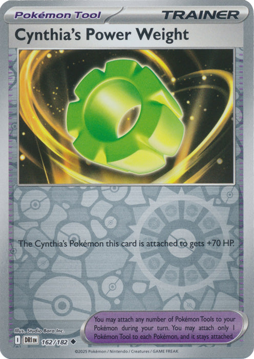 Cynthia's Power Weight : DESTINED RIVALS (Reverse holo) - 162/182