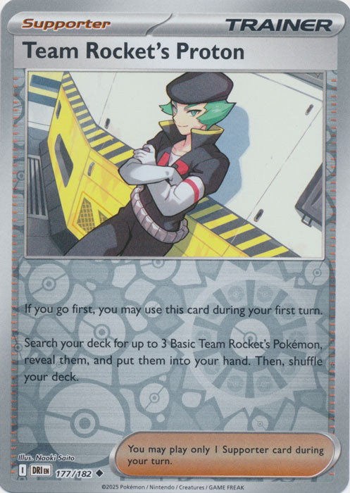 Team Rocket's Proton : DESTINED RIVALS (Reverse holo) - 177/182