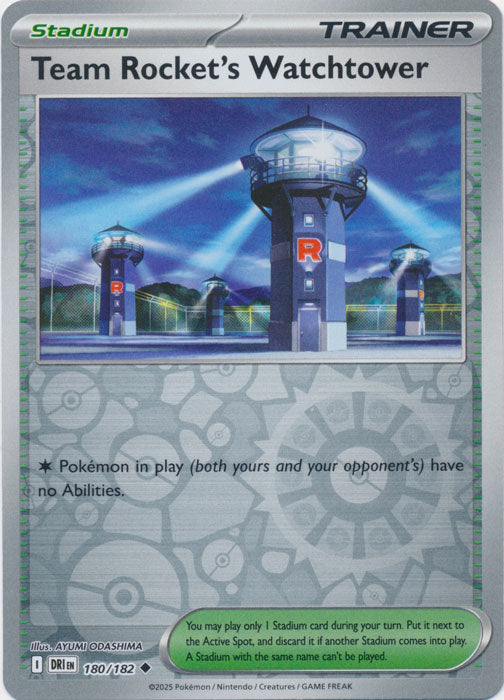 Team Rocket's Watchtower : DESTINED RIVALS (Reverse holo) - 180/182