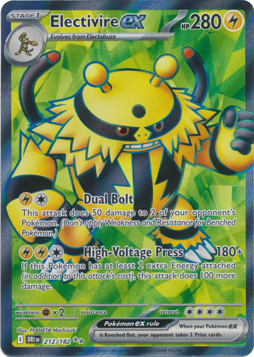 Electivire ex : DESTINED RIVALS - 212/182