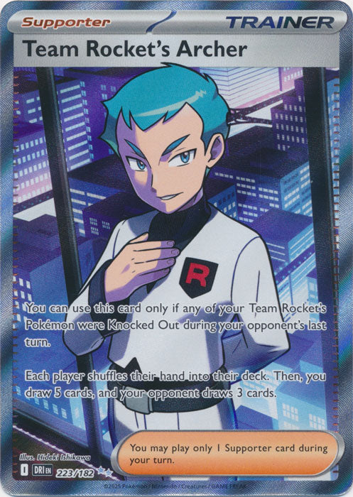 Team Rocket's Archer : DESTINED RIVALS - 223/182