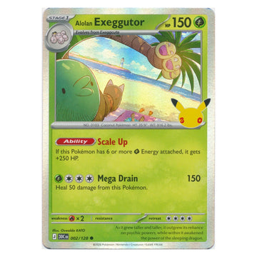Alolan Exeggutor : 30TH CELEBRATION (Holo) - 002/128