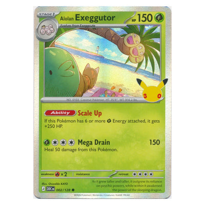 Alolan Exeggutor : 30TH CELEBRATION (Holo) - 002/128