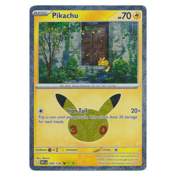 Pikachu : 30TH CELEBRATION (Holo) - 039/128