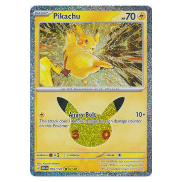 Pikachu : 30TH CELEBRATION (Holo) - 052/128