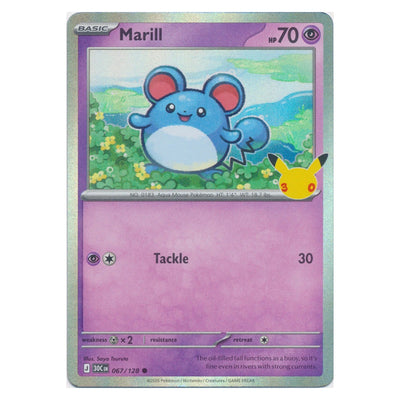 Marill : 30TH CELEBRATION (Holo) - 067/128