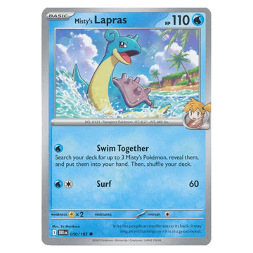 Misty's Lapras : DESTINED RIVALS - 050/182