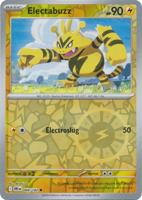 Electabuzz : DESTINED RIVALS (Reverse holo) - 068/182