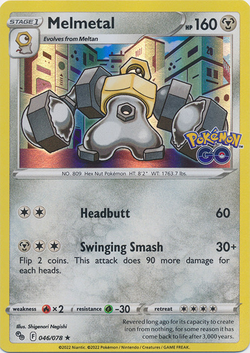 Melmetal : POKEMON GO! (Holo) - 046/078