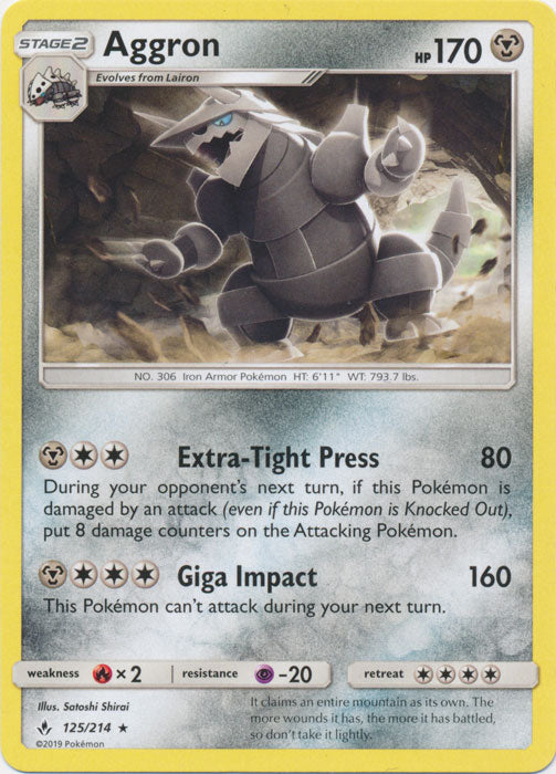 Aggron : UNBROKEN BONDS - 125/214