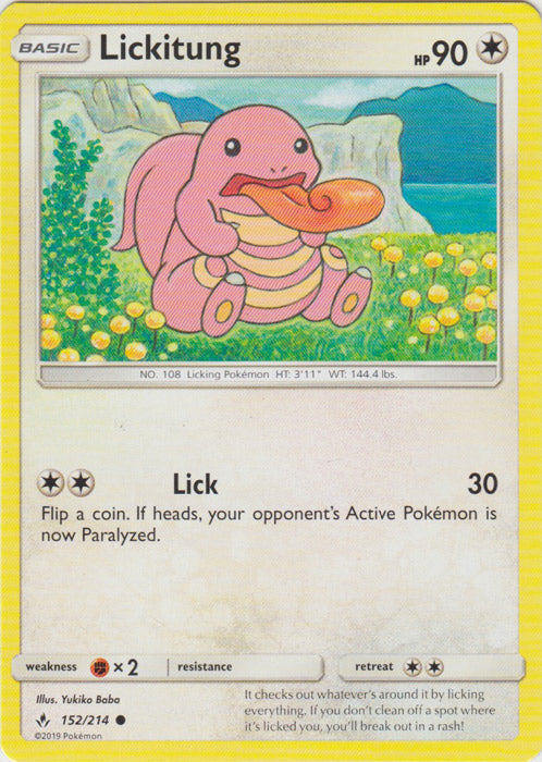 Lickitung : UNBROKEN BONDS - 152/214