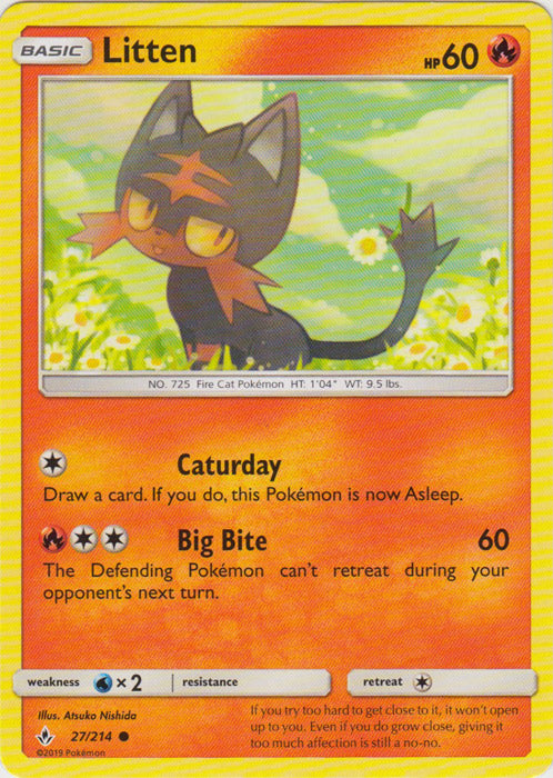 Litten : UNBROKEN BONDS - 27/214