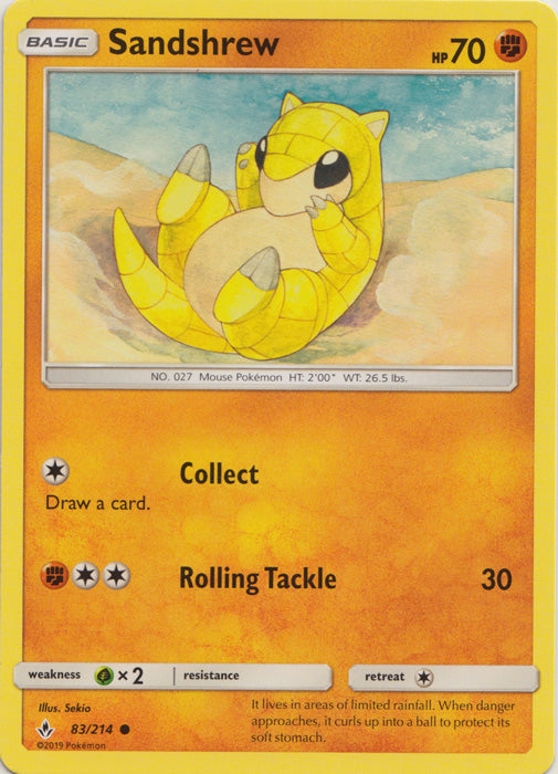 Sandshrew : UNBROKEN BONDS - 83/214