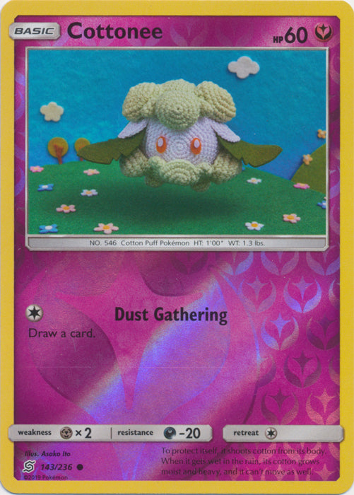 Cottonee : UNIFIED MINDS (Reverse holo) - 143/236