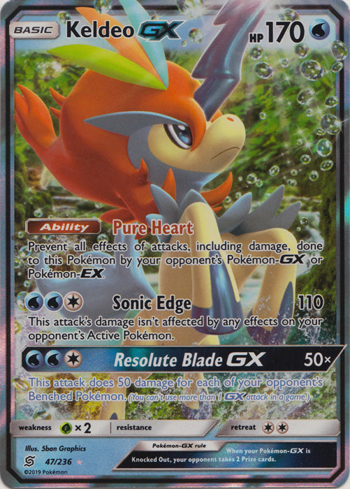 Keldeo GX : UNIFIED MINDS - 47/236
