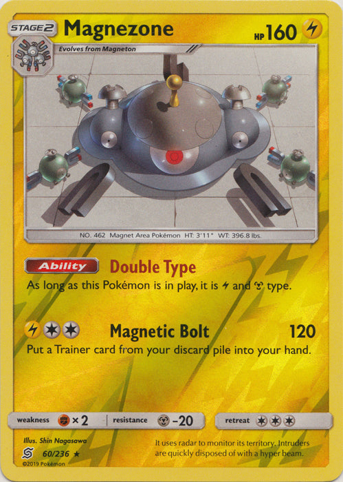 Magnezone : UNIFIED MINDS (Reverse holo) - 60/236