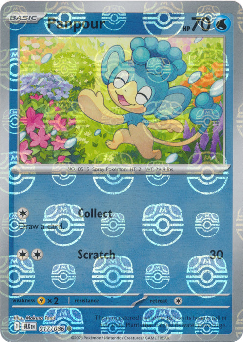 Panpour : BLACK BOLT (Masterball Reverse holo) - 017/086