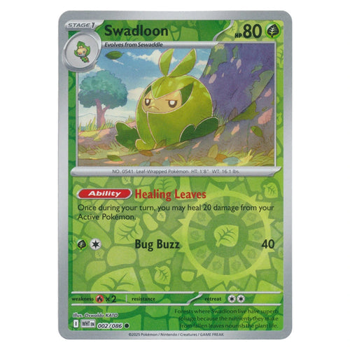 Swadloon : WHITE FLARE (Reverse holo) - 002/086