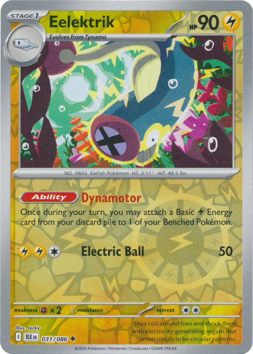 Eelektrik : BLACK BOLT (Reverse holo) - 031/086