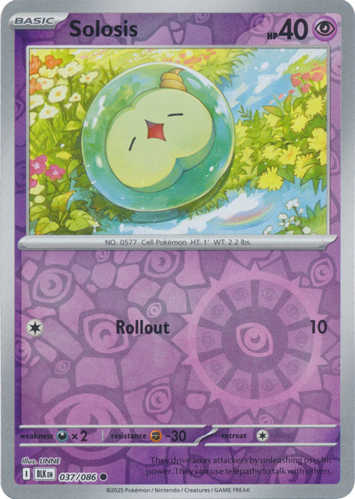 Solosis : BLACK BOLT (Reverse holo) - 037/086