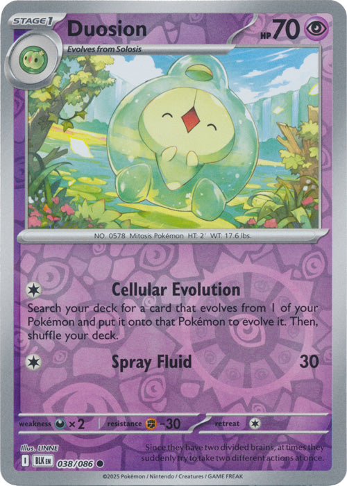 Duosion : BLACK BOLT (Reverse holo) - 038/086