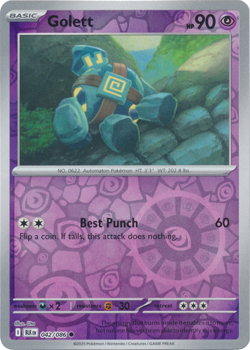 Golett : BLACK BOLT (Reverse holo) - 042/086
