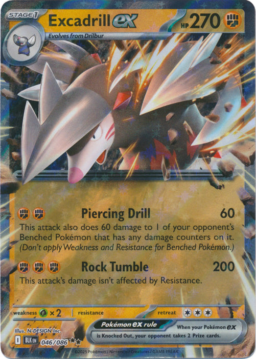 Excadrill ex : BLACK BOLT - 046/086