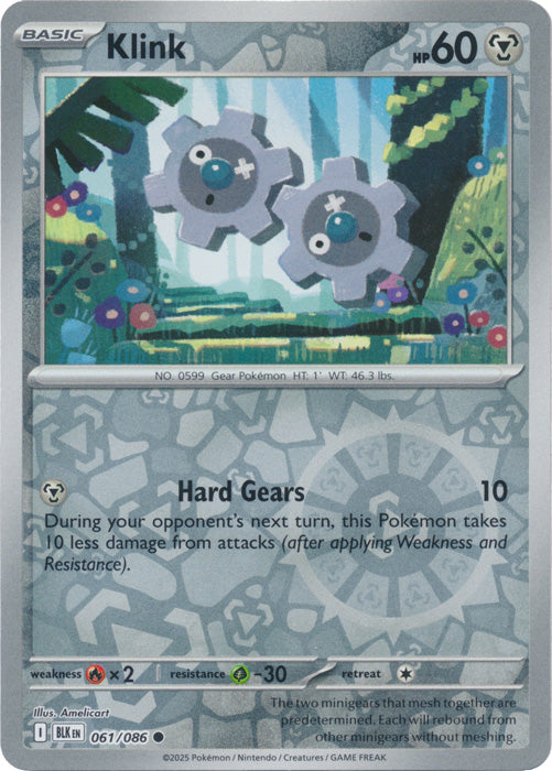 Klink : BLACK BOLT (Reverse holo) - 061/086