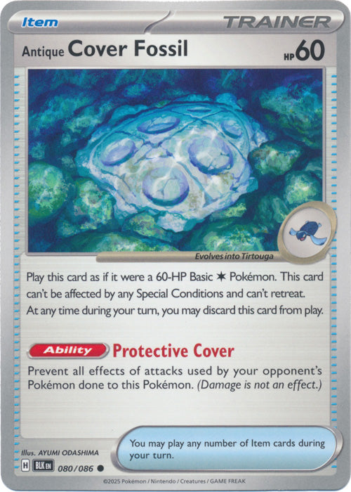 Antique Cover Fossil : BLACK BOLT - 080/086