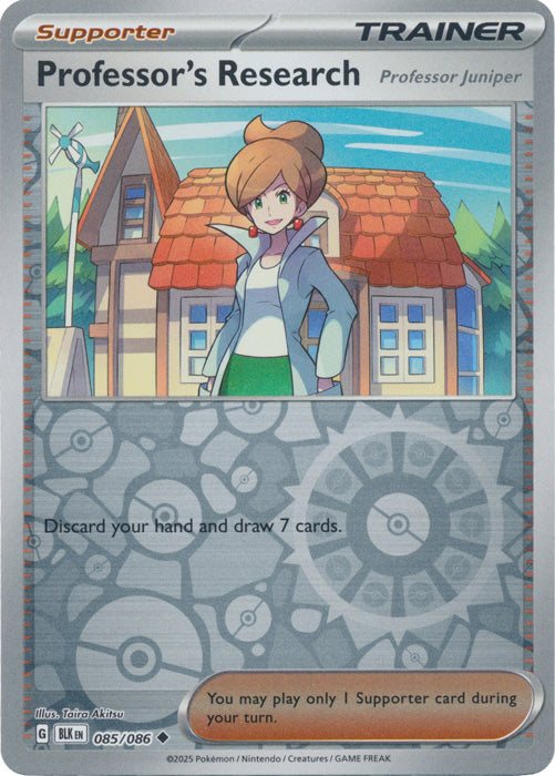 Professor's Research : BLACK BOLT (Reverse holo) - 085/086