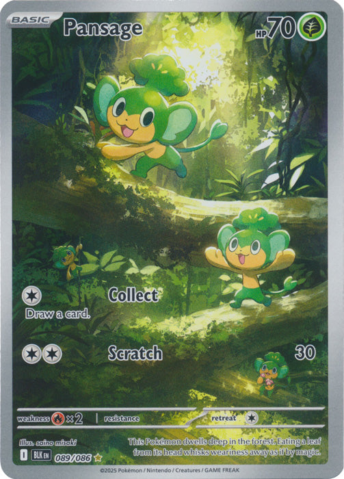 Pansage : BLACK BOLT - 089/086