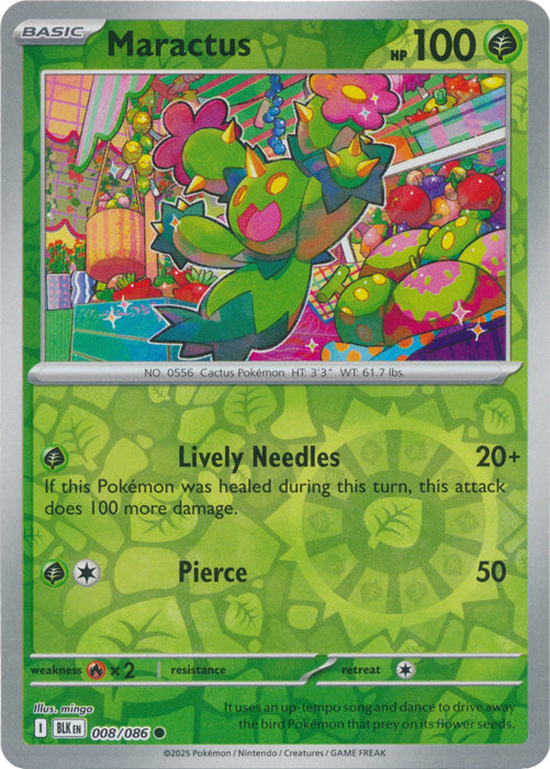 Maractus : BLACK BOLT (Reverse holo) - 008/086