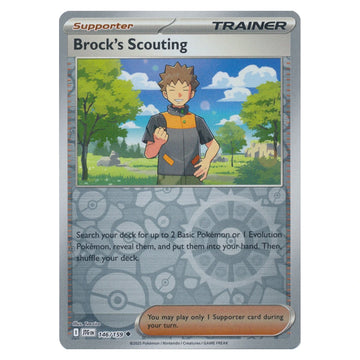 Brock's Scouting : JOURNEY TOGETHER (Reverse holo) - 146/159