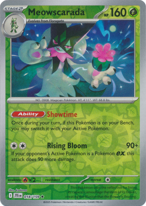 Meowscarada : JOURNEY TOGETHER (Reverse holo) - 018/159