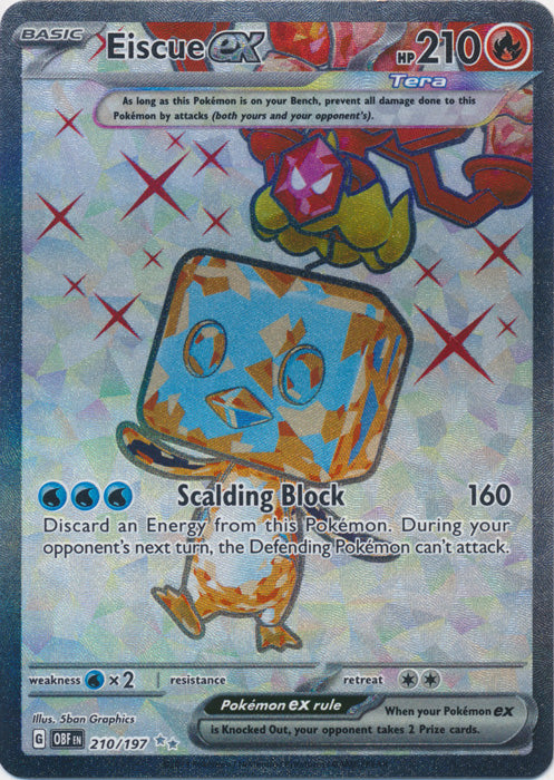 Eiscue ex : OBSIDIAN FLAMES - 210/197