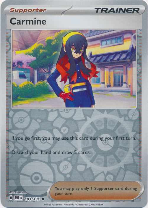 Carmine : PRISMATIC EVOLUTIONS (Reverse holo) - 103/131