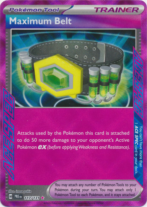 Maximum Belt : PRISMATIC EVOLUTIONS - 117/131
