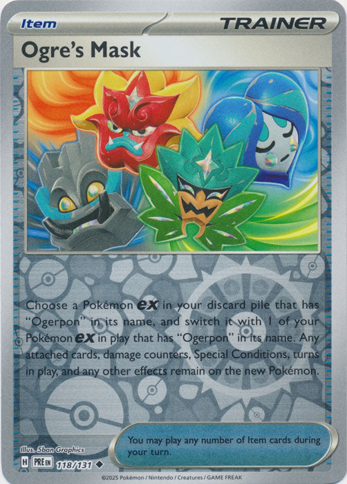 Ogre's Mask : PRISMATIC EVOLUTIONS (Reverse holo) - 118/131